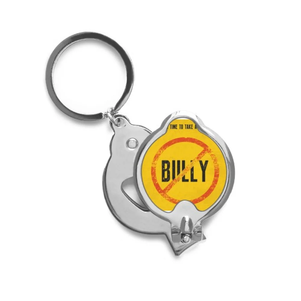 Logo No Bully Art Deco Fashion Nail Clippers Sharp Fingernail Stainless Steel Cutter