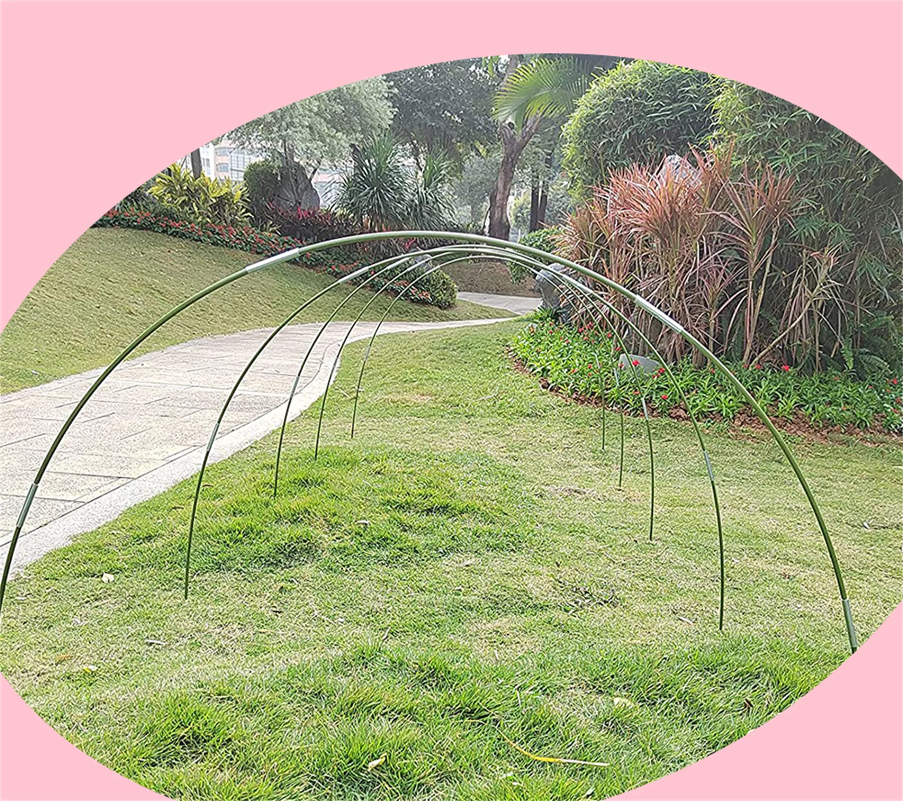Garden Hoops for Raised Beds Hoop House Greenhouse Frame (Garden Hoops Small 40 Packs)
