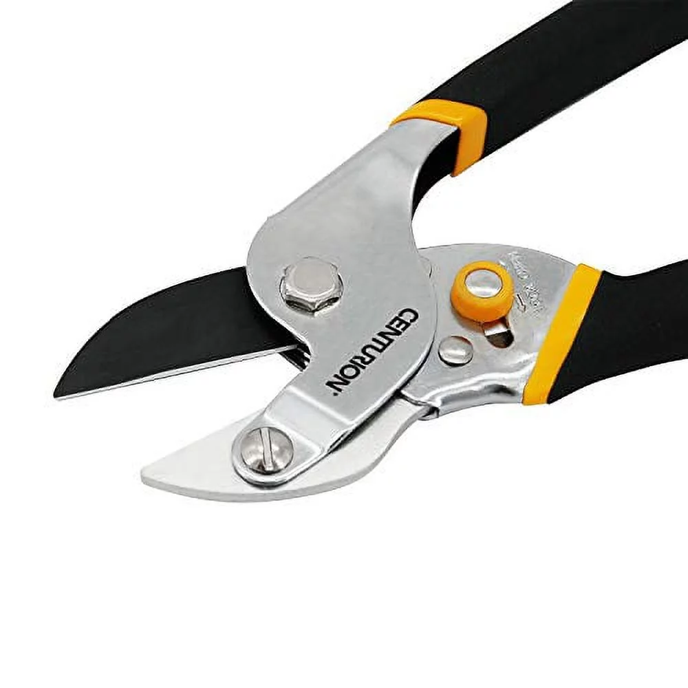 193  Steel Blade Anvil Pruner, Non-Stick Rust-Resistant Coating Blade