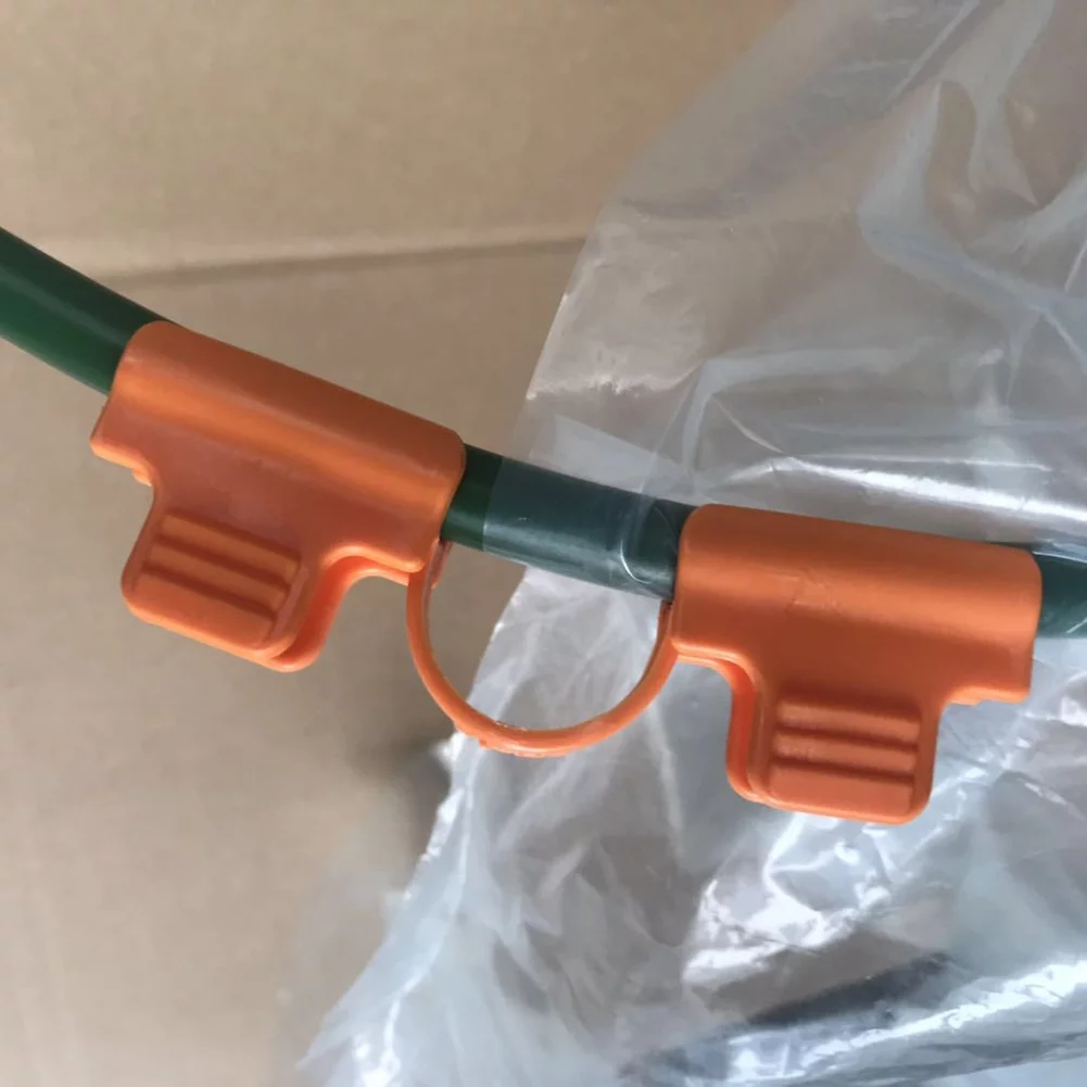 30pcs Pipe Clamp Greenhouse Film Frame Vegetable Fruit Cover Insect Net Sunshade Net Fixing Clip Household Garden Supplies