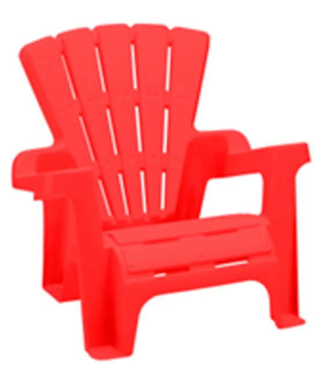 Play Day Adirondack Chair for Toddlers, Red