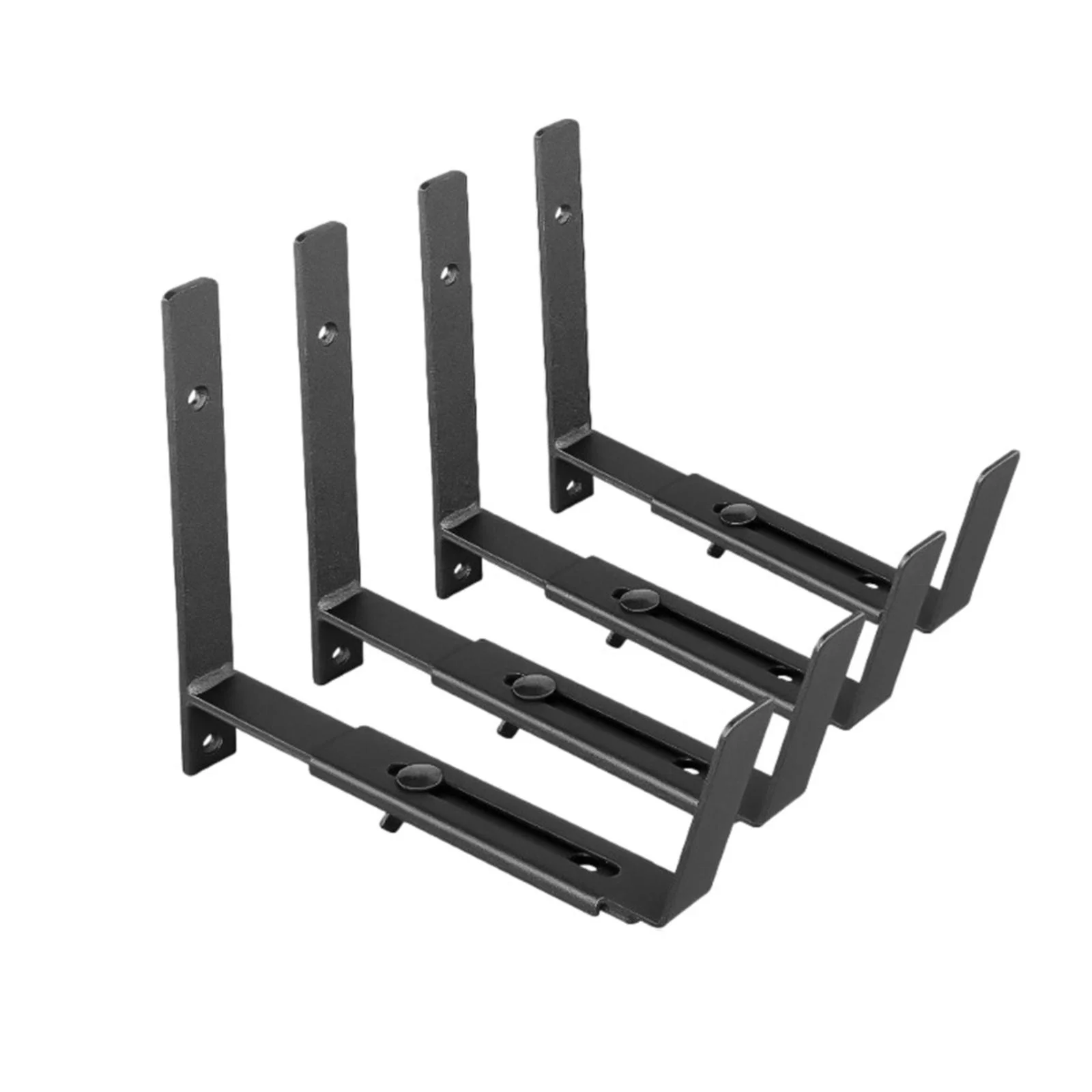 oshhnii Planter Box Bracket Flower Box Holder Wall Mount 8 to 12 inch Flower Pot Bracket