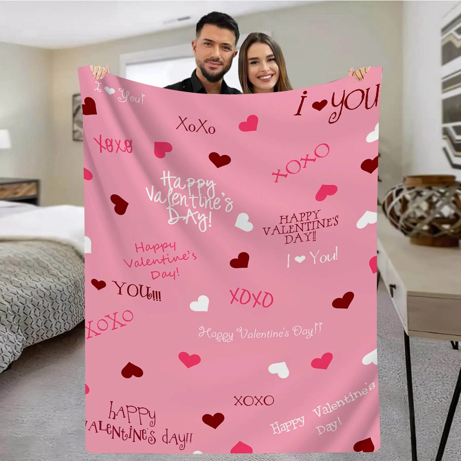 iju7gthy Carpet Rake and Groomer for Hair 4th of July Blanket Flannel Valentine's Day Decoration Blanket Air Conditioning Blanket Blanket（100X150Cm）