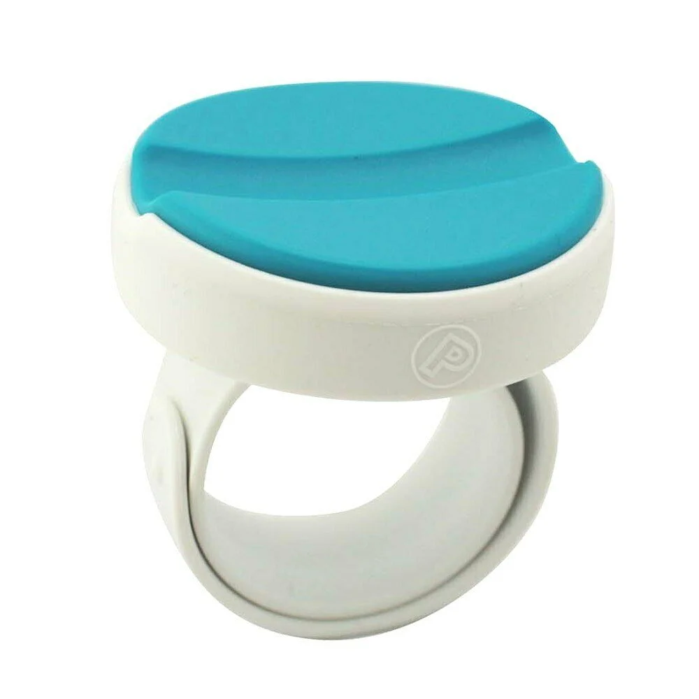 Magnetic Wrist Pin Cushion, Pins & Needles Holder - Pick Color-Blue