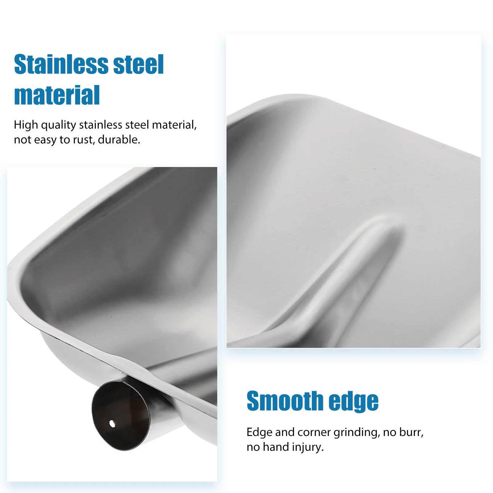 Gongxipen Stainless Steel Shovel Practical Snow Shovel Grain Shovel Snow Removal Tool