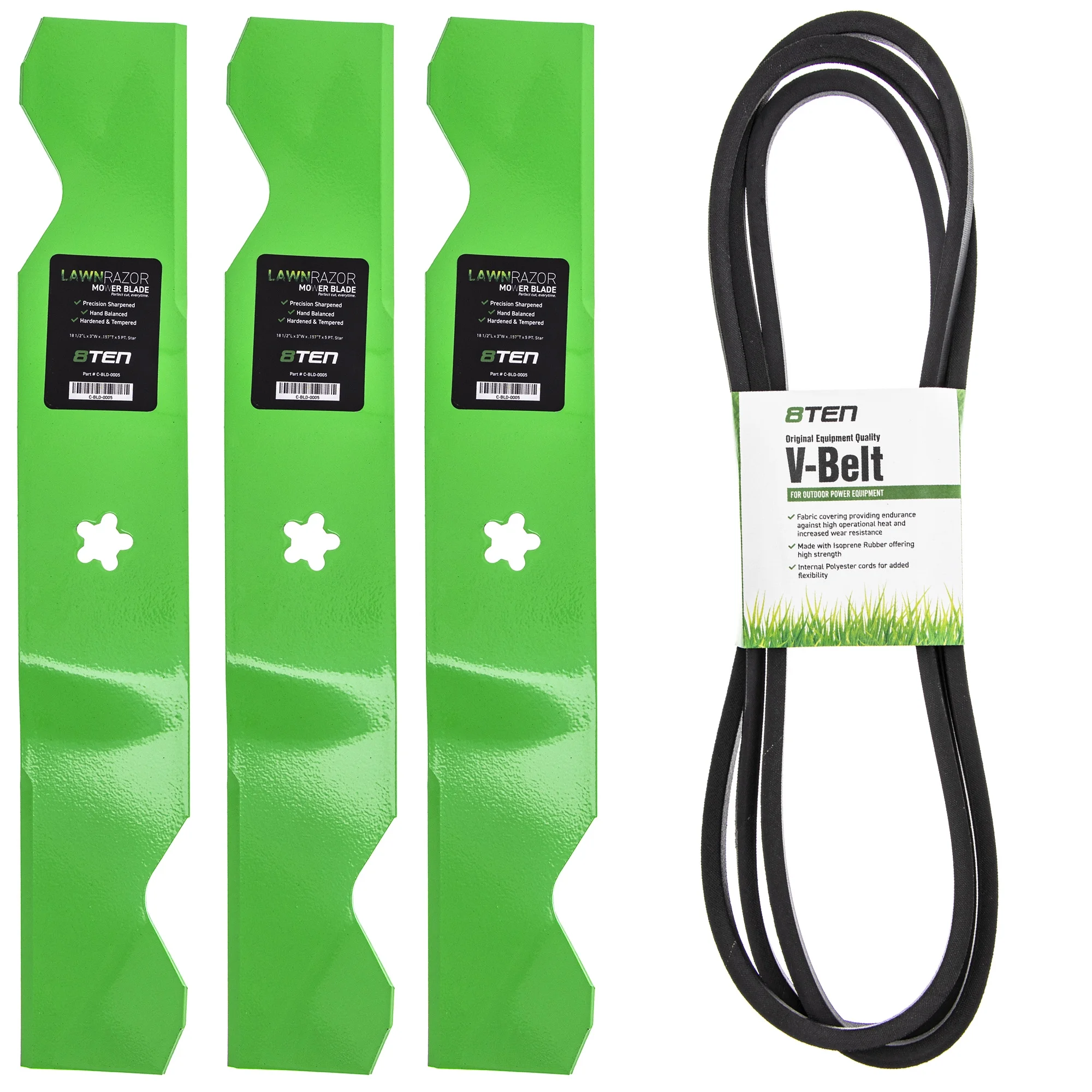 Deck Kit Blade Belt for AYP Husqvarna YTH2454 LGT2654 187254 196103 54 inch MK1007801