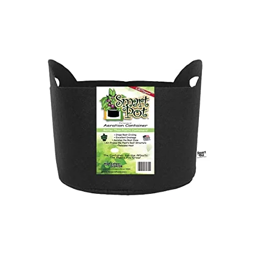 Smart Pot RC20H 14020 Fabric Pot, 20-Gal, Black