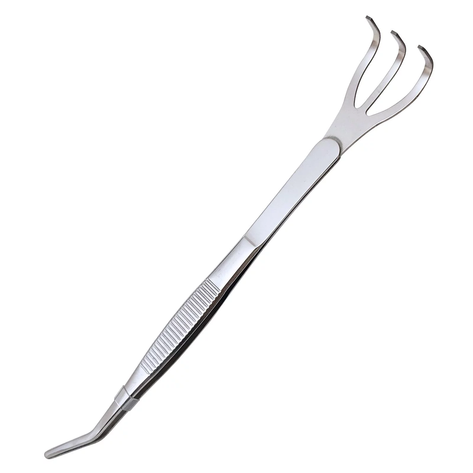 Soil Loosening Tweezer Stainless Steel Tweezer Bonsai Tweezer Fish Tank Tweezer curved rake