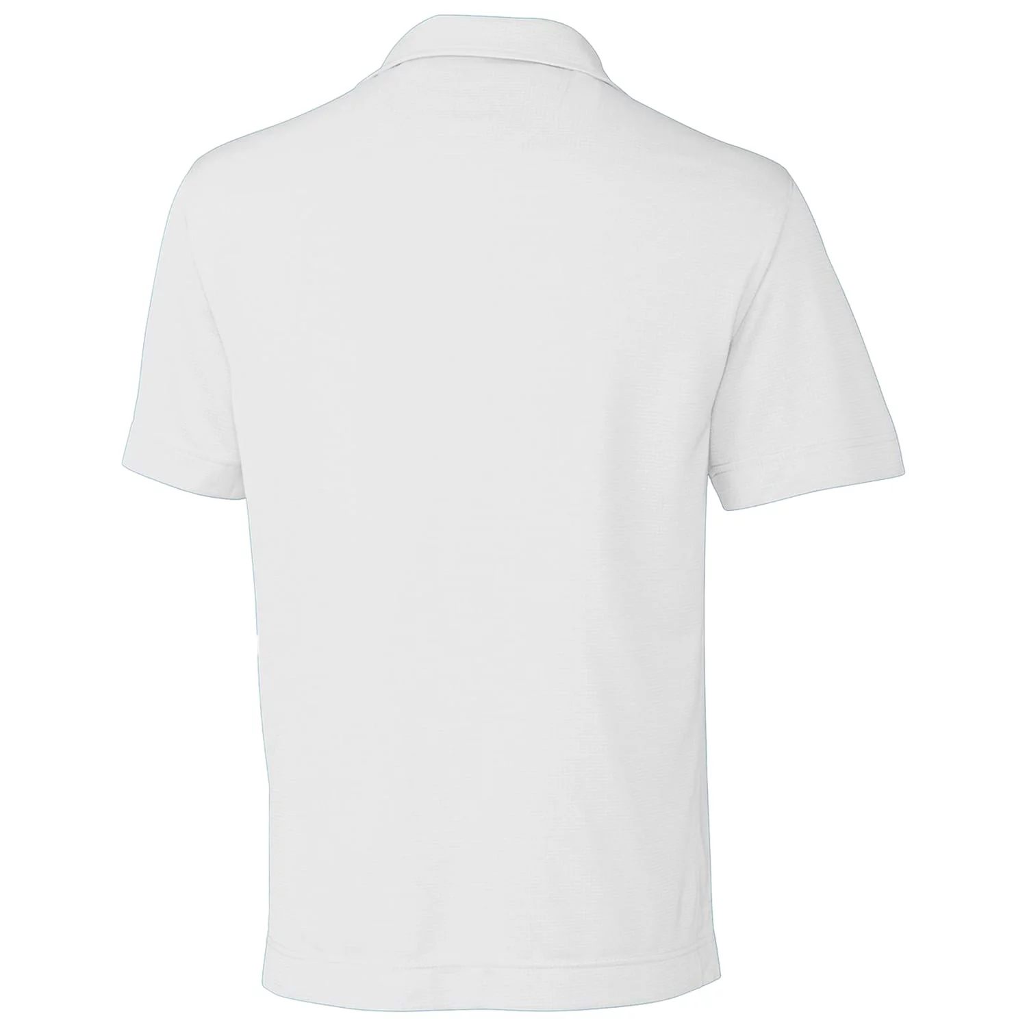 Men's Cutter & Buck White LSU Tigers DryTec Genre Textured Solid Polo