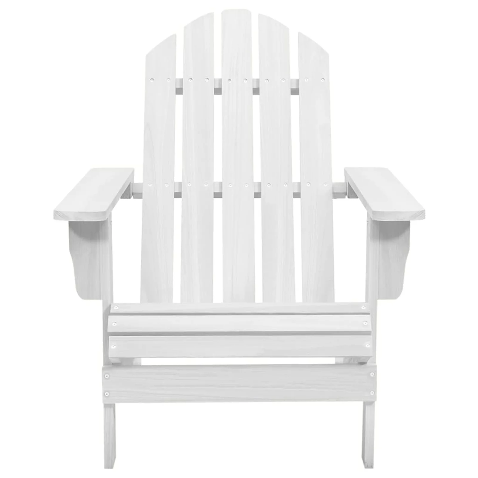 OWSOO Patio Chair Wood White