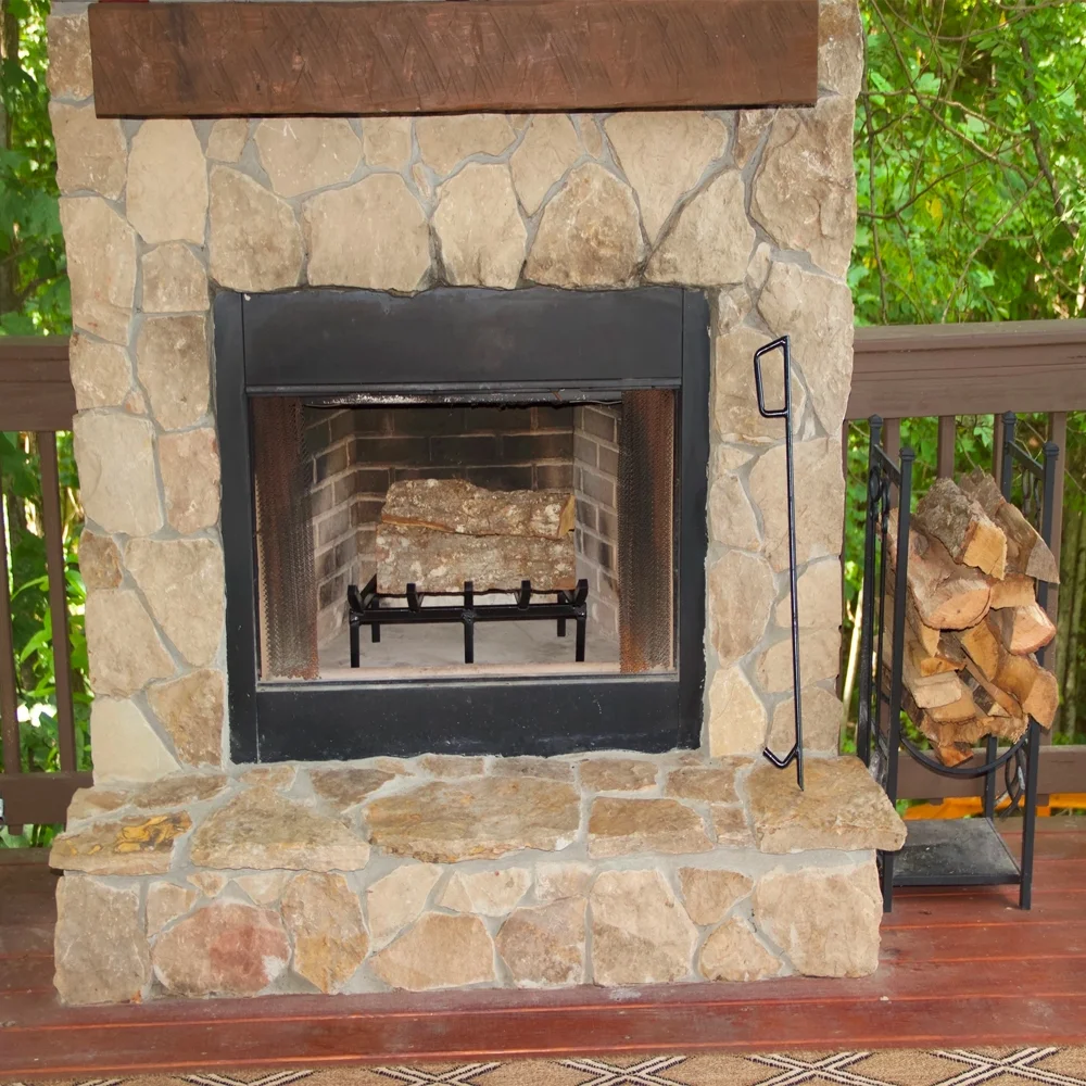 SteelFreak 21 x 14 Inch Super Heavy Duty Steel Tapered Fireplace Grate