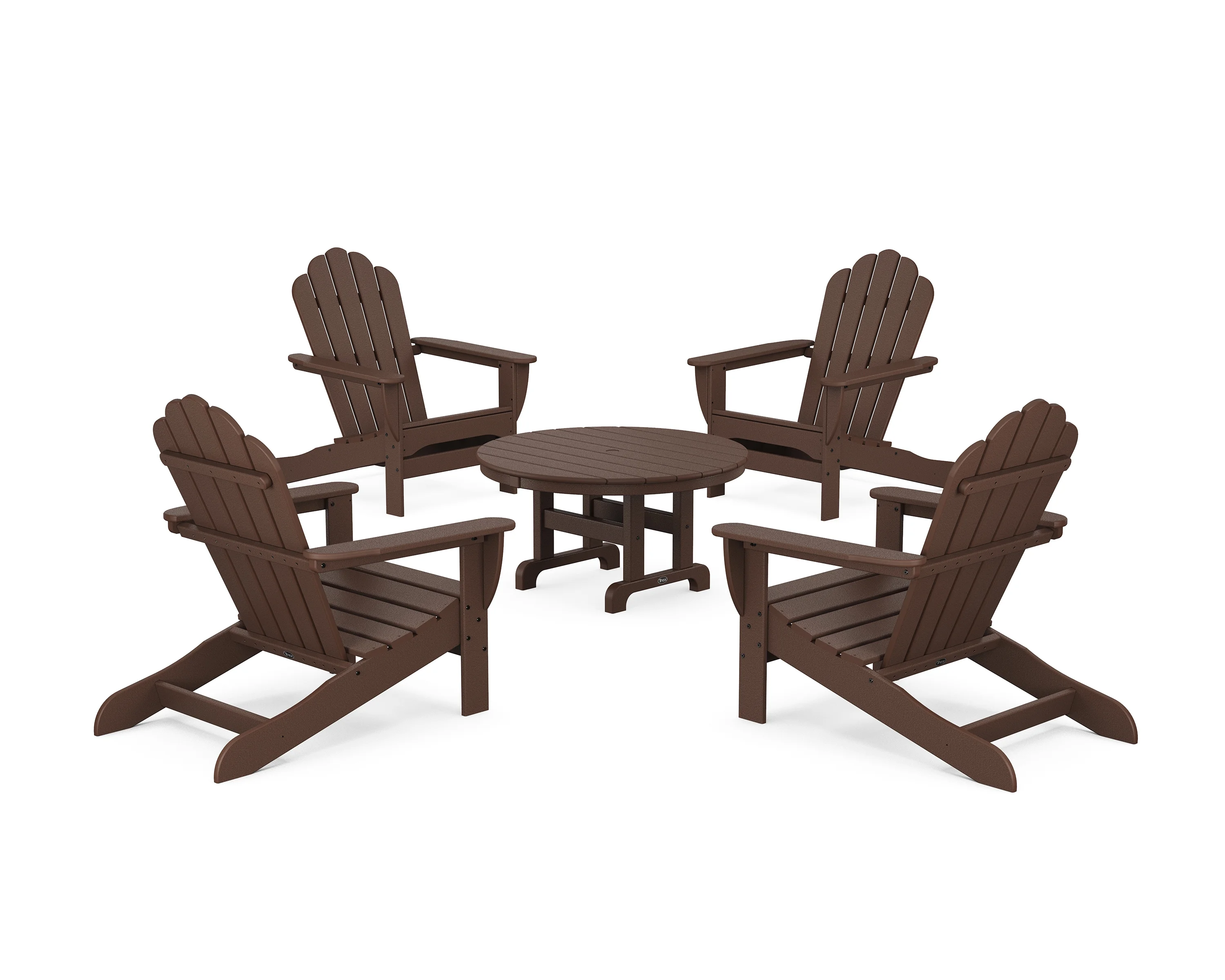 Trex® Outdoor Furniture™ 5-Piece Monterey Bay Oversized Adirondack Chair Conversation Group in Vintage Lantern