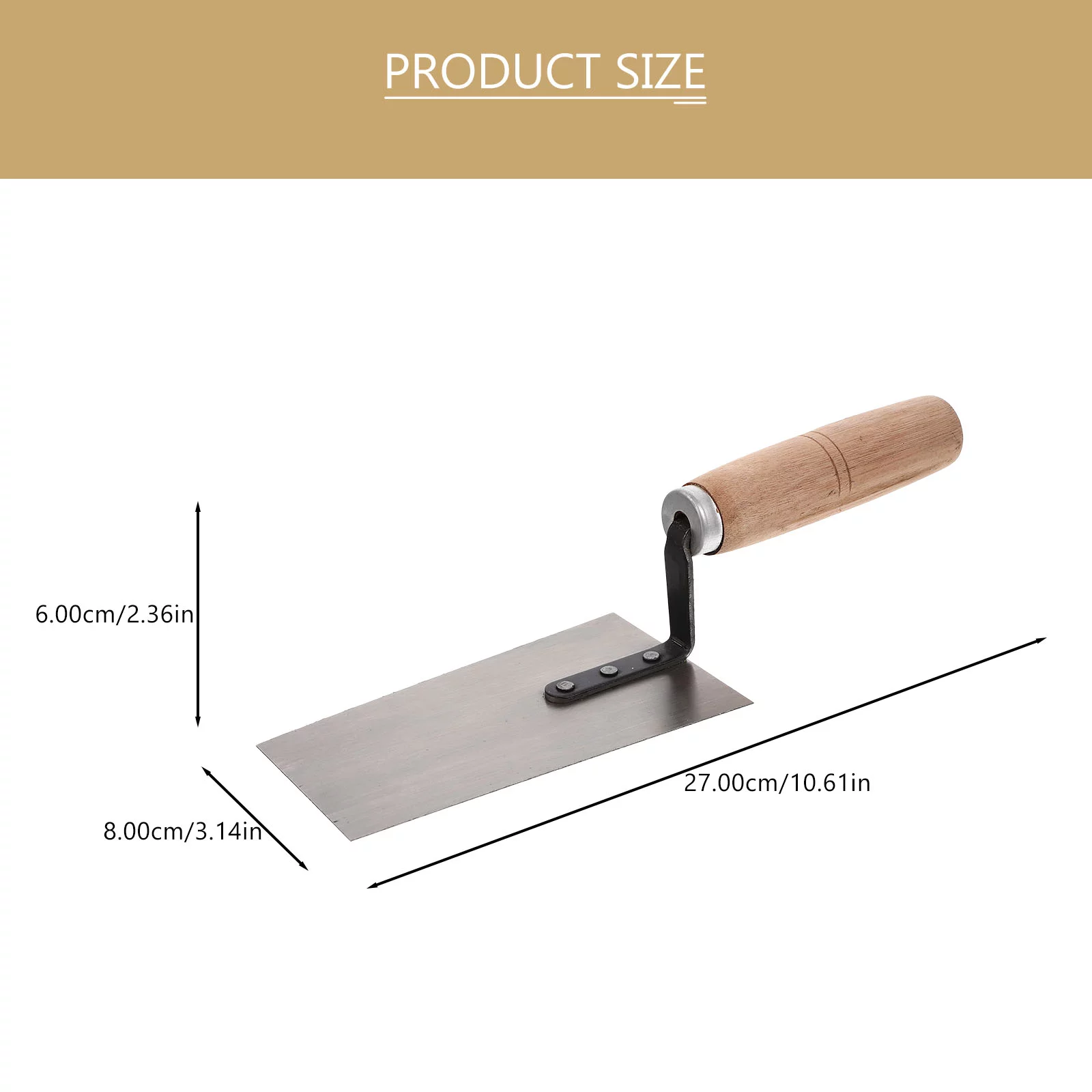 4pcs Masonry Trowel Finishing Trowel Construction Spatula Margin Trowel Paint Scraper