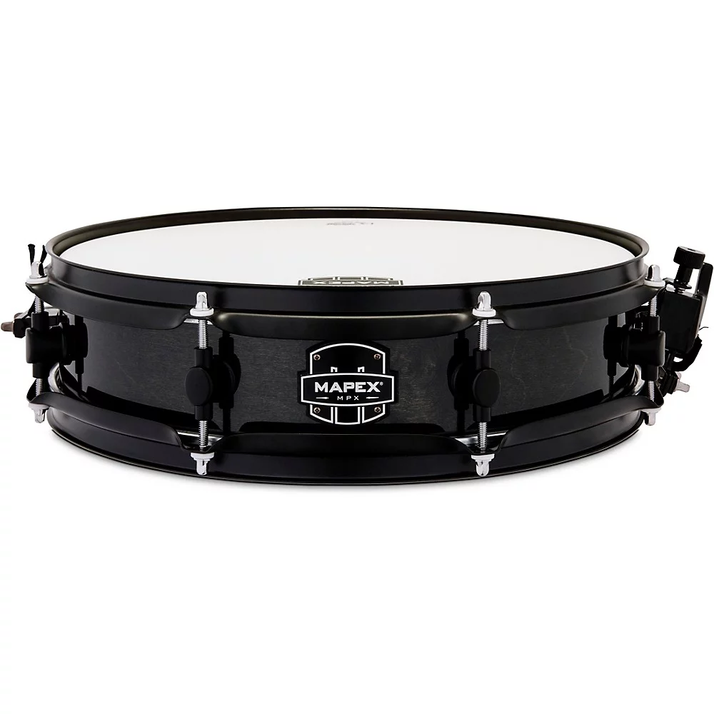 Mapex MPX Maple/Poplar Hybrid Shell Piccolo Snare Drum 14 x 3.5 in. Transparent Midnight Black