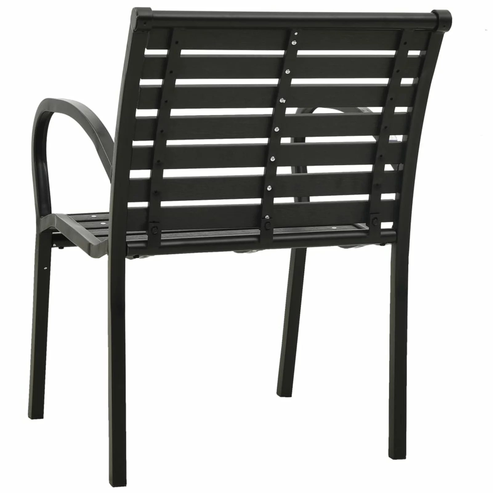 Suzicca Garden Chairs 2 pcs Gray Wood