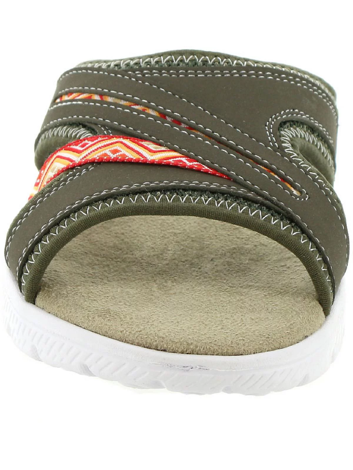 Array Womens Guava Faux Leather Slip-On Sport Sandals