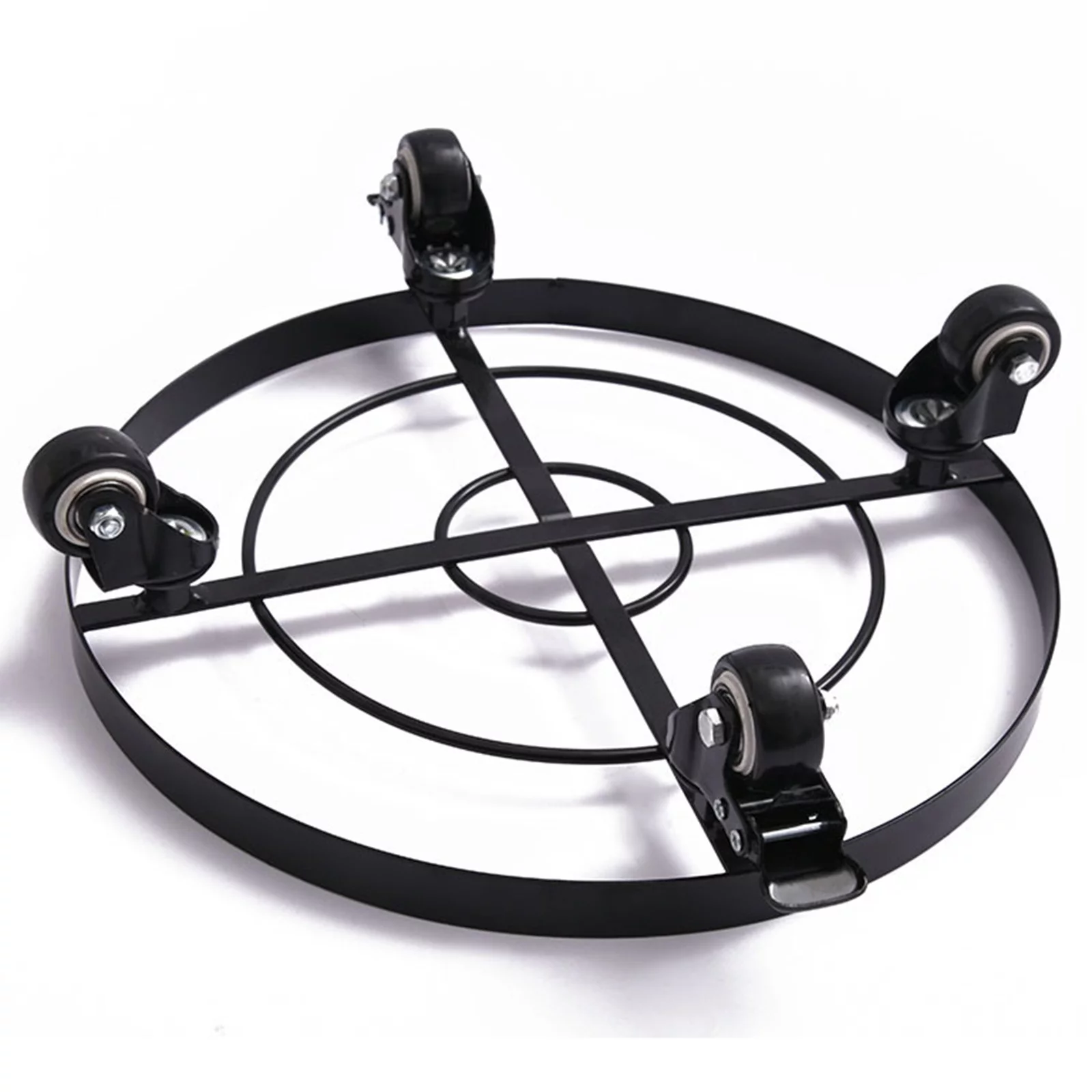 Movable Flower Stand With Wheel Round Flower Pot Base Multi Purpose Household Moving Tray Universal Wheel Flower Pot Base