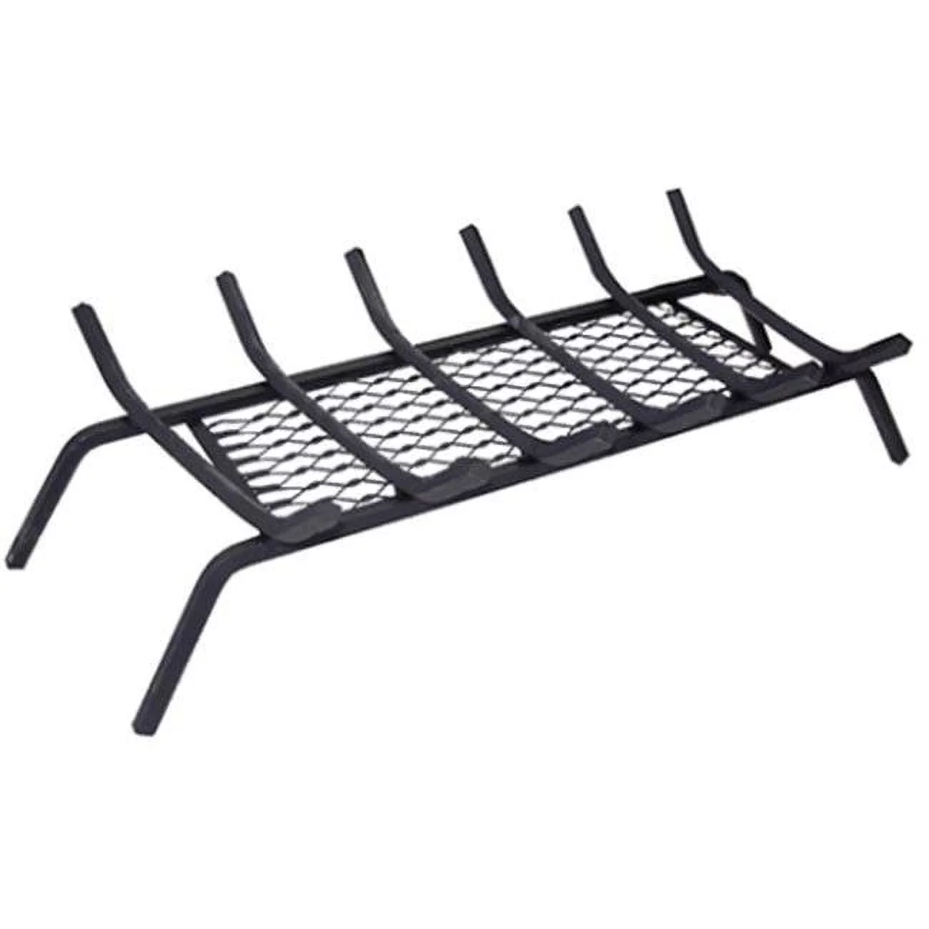 27 in. 6 Bar Fireplace Grate with Ember Catcher