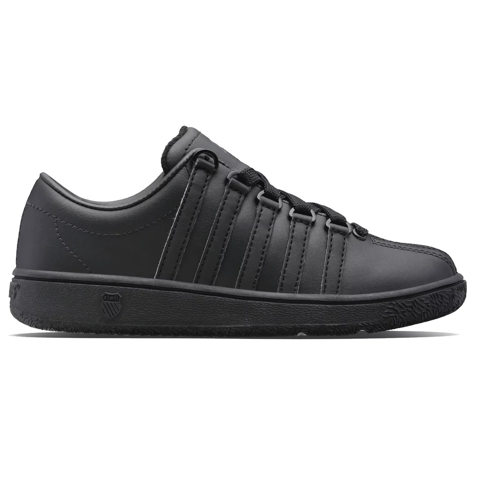 K-Swiss Preschool Low Classic LX Shoes Black/Black 57161-001-M Size 12