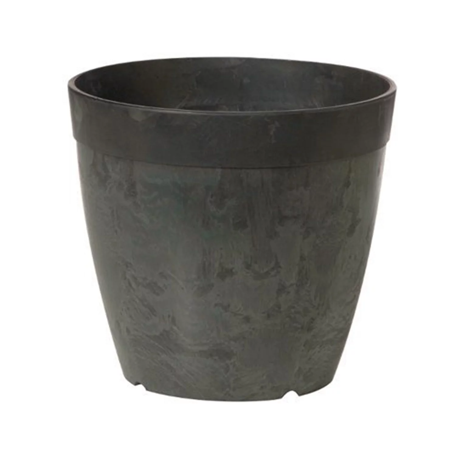 Novelty 03088 8 in. Dolce Planter, Black, Round