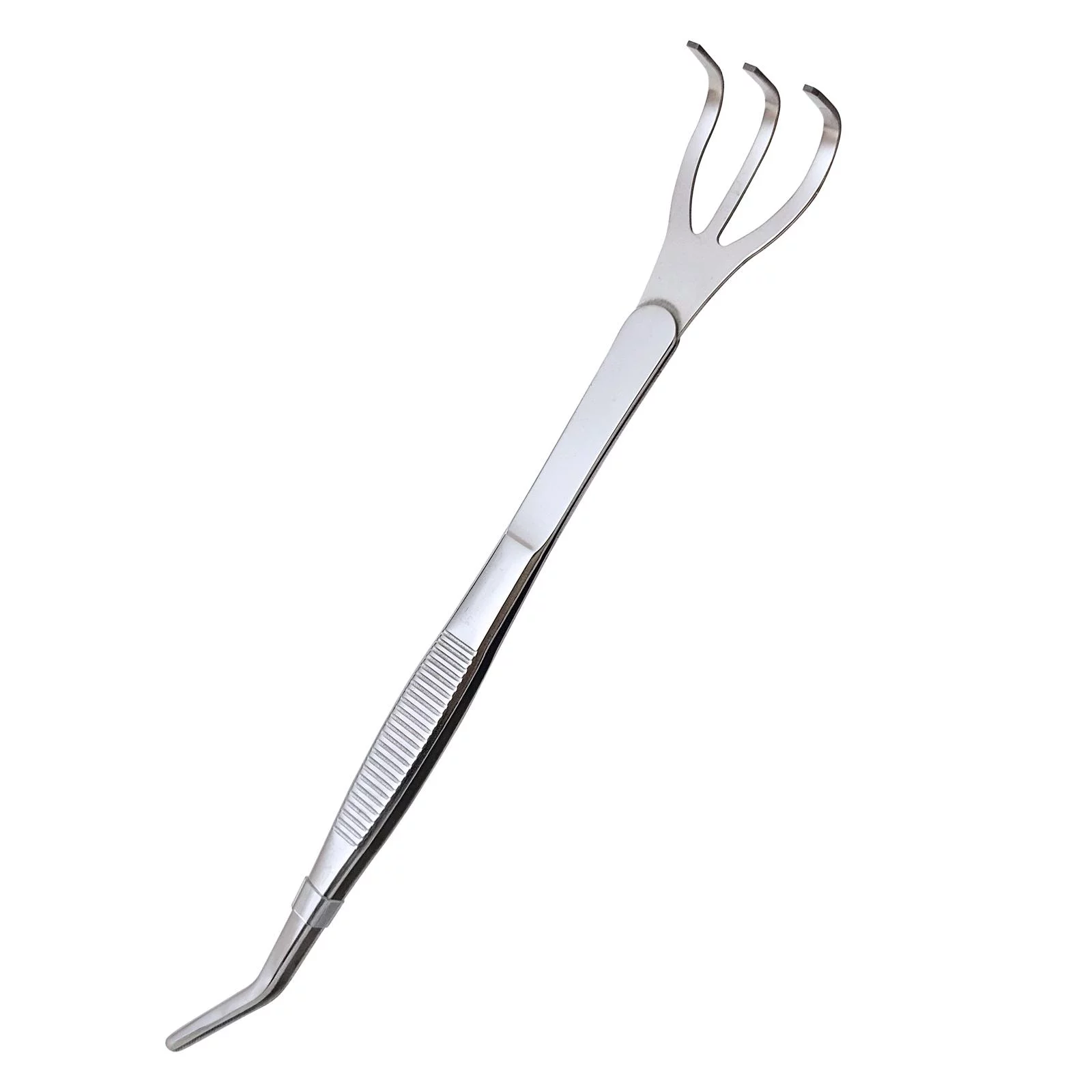 Soil Loosening Tweezer Stainless Steel Tweezer Bonsai Tweezer Fish Tank Tweezer curved rake