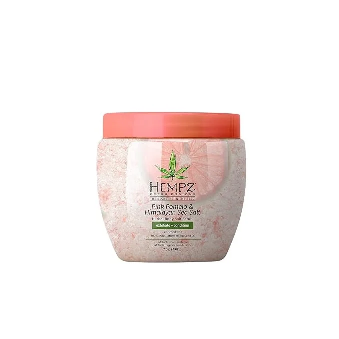 Hempz Pink Pomelo & Himalayan Sea Salt Herbal Body Salt Scrub, 7 Oz, Pack of 1