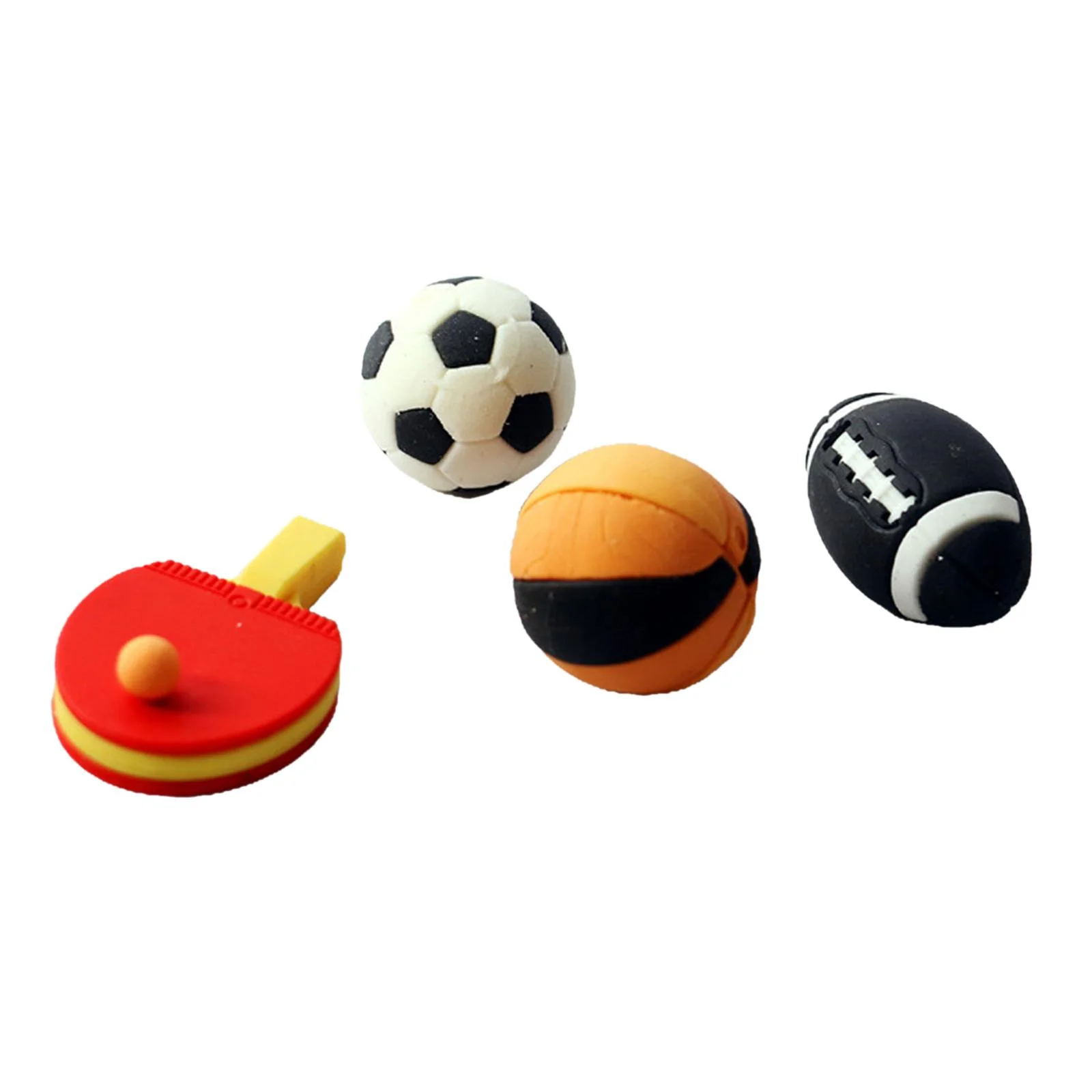 Mini 1/12 Dollhouse Soccer Doll House Decoration Pretend toy Playground Balls Basketball Rugby for Kids girls and boys Children