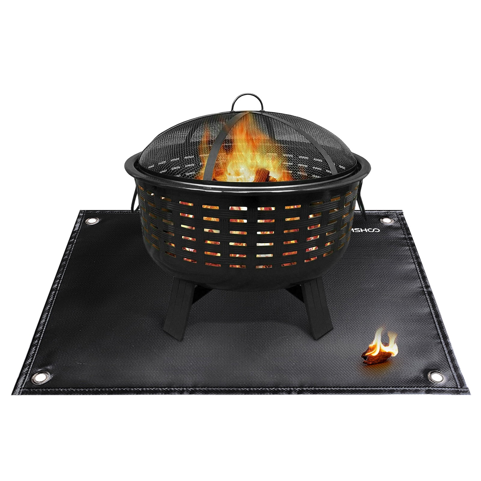 Heat insulating pad,Mat Pad Fire Under Mat Fire Mat Mat Pad Pit Stove Deck Patio Ember Fire Pit Ember Mat Wood Stove Pit Deck Patio Stove Wood Stove Bbq Laoshe