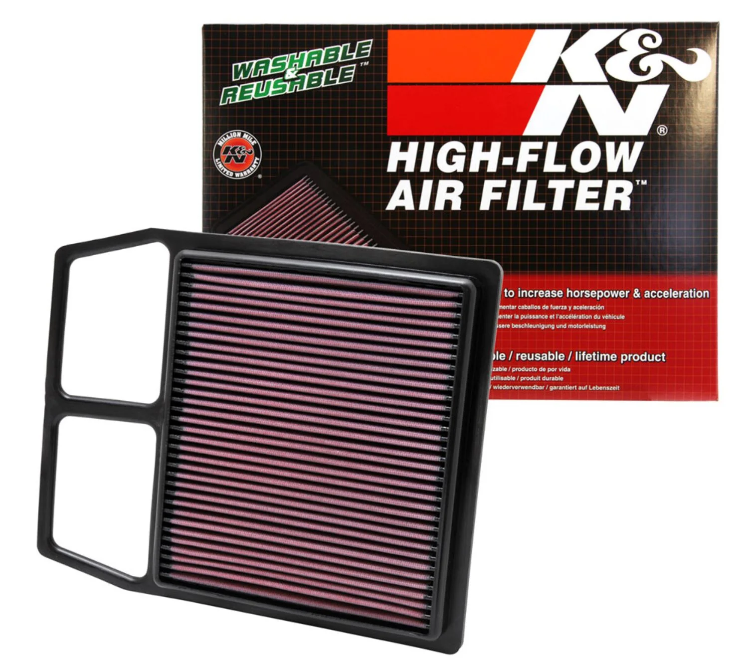 K&N Engine Air Filter: High Performance, Premium, Powersport Air Filter: 2011-2020 CAN-AM (Commander 1000R, DPS, LTD, XT, 800R, Mossy Oak Hunting Ed, X mr, X xc, XC, 1000) CM-8011