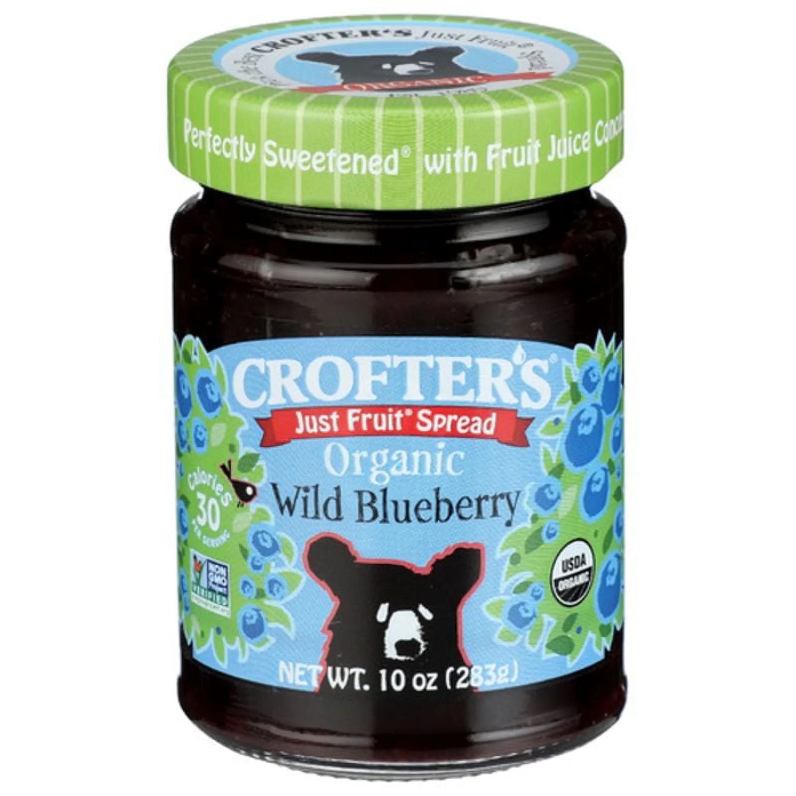 Crofter's Organic Blueberry Fruit Spread 10 oz Pack of 3