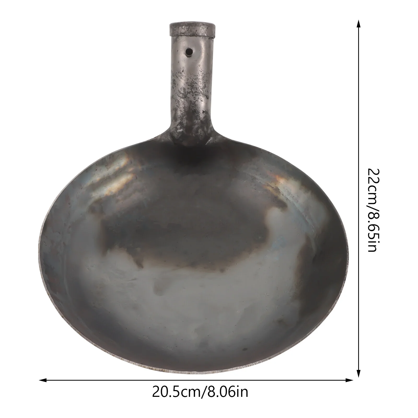 Jibingyi Metal Dung Scoop Metal Dung Shovel Muck Cleaning Shovel Reusable Muck Shovel