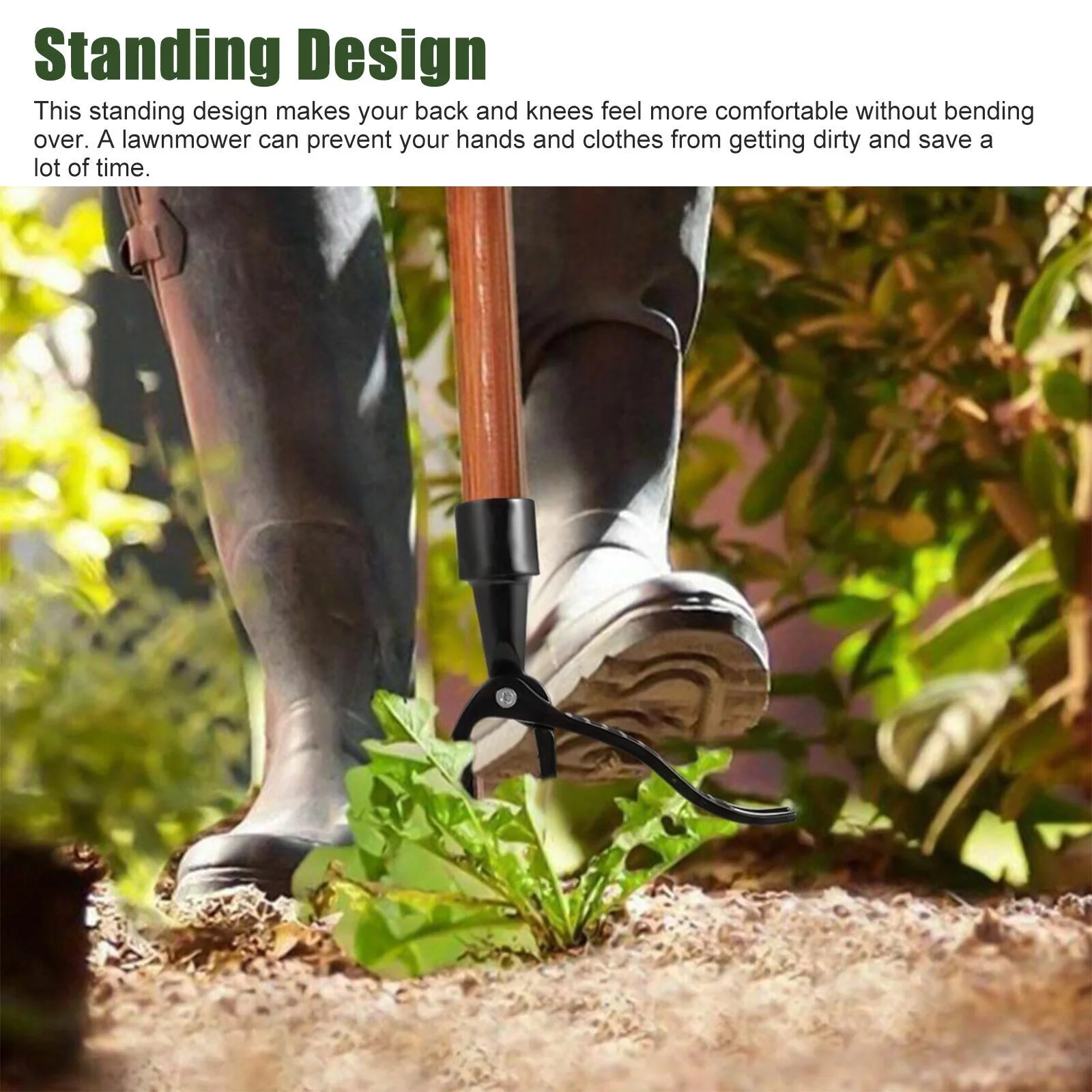 Weeder Stand Up Weed Puller Tool Claw Garden Root Remover Outdoor Killer Easy US