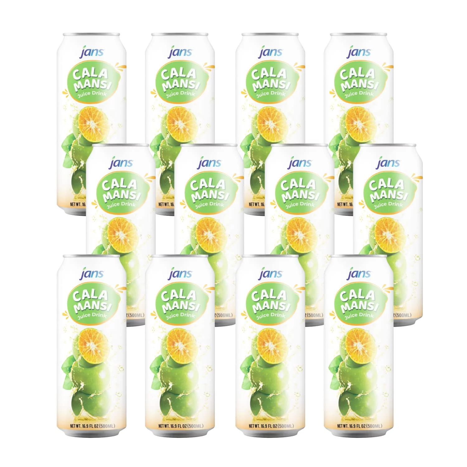 Calamansi Juice Drink (Pack of 12) with Real Pulp - 16.9 fl oz each