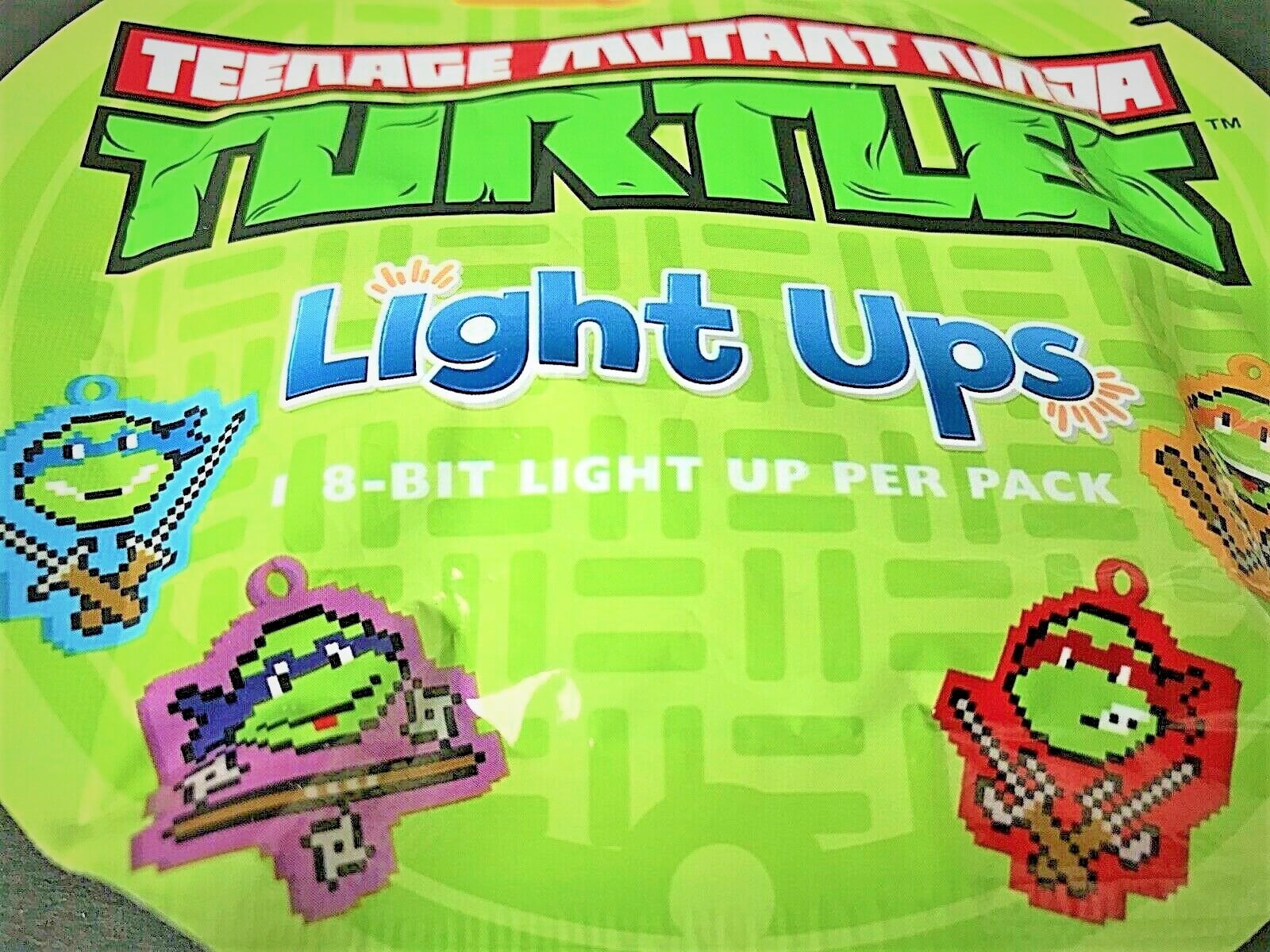 Teenage Mutant Ninja Turtles Pixel Light Up Mystery Pack 8 Bit Light Up
