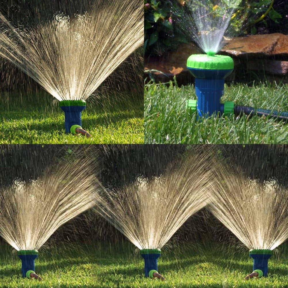 360° Rotatable Auto Lawn Garden Sprinkler Watering Water Spray Grass Yard