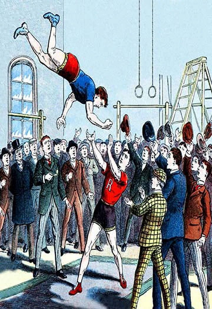 A Fight in the Gymnasium Fine art canvas print (20