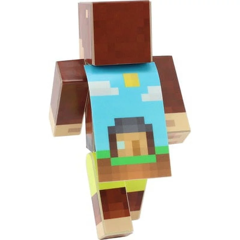 Miner Bear Action Figure Toy, 4 Inch Custom Series Figurines by EnderToys