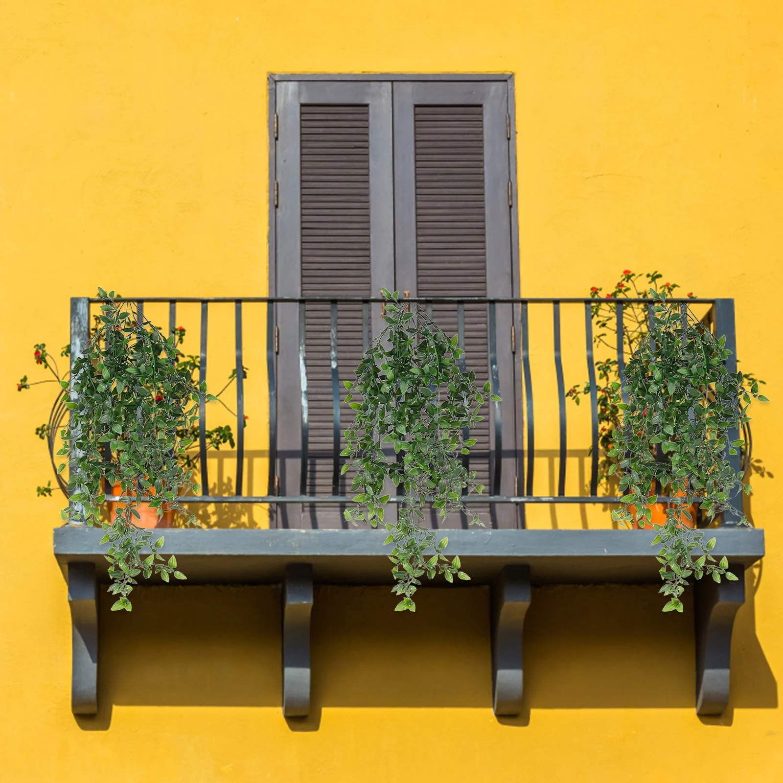 Artificial For Wall Indoor Hanging Baskets Wedding Garland Decor 1 Pcs Artificial Flower Bouquet Winter Flowers Artificial Artificial Flowers for Vases Wedding Decorations for