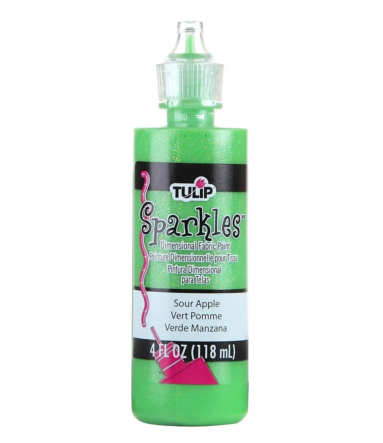 Tulip Slick Brown Dimensional Fabric Paint, 4 fl oz