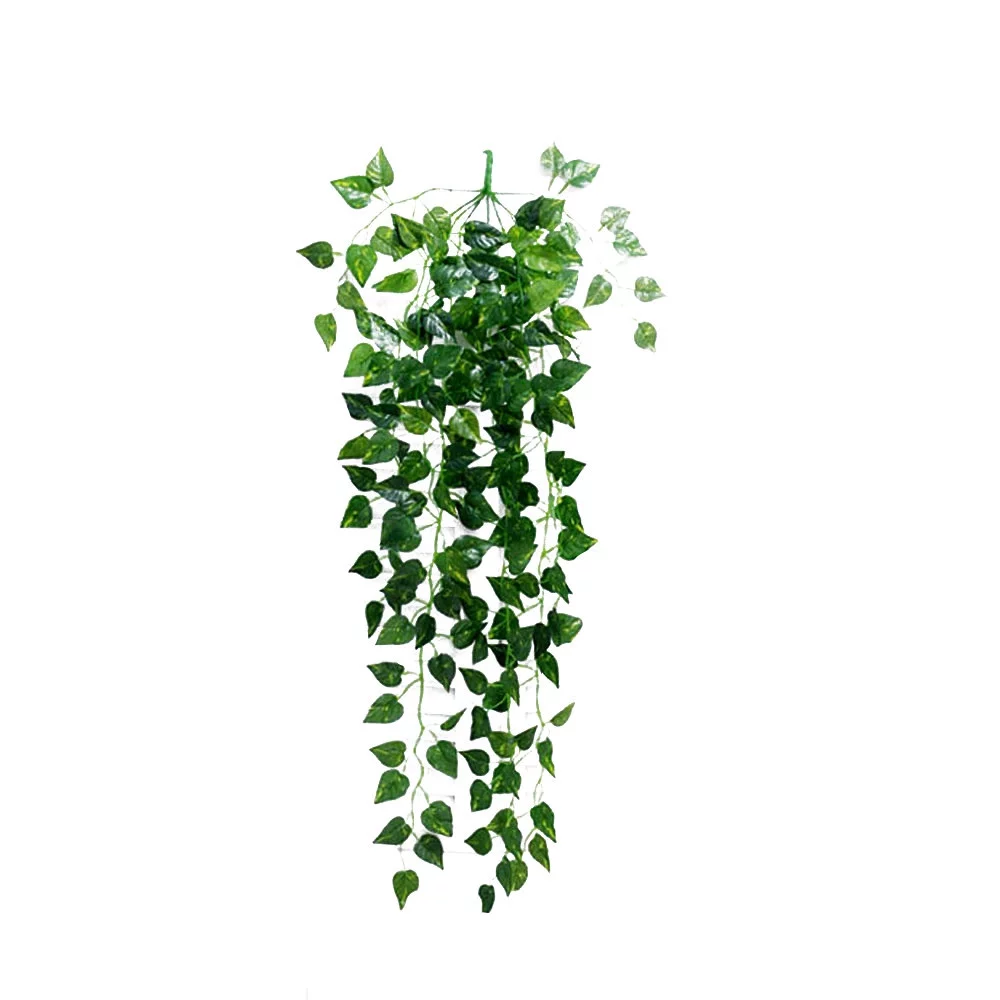 Yeetfub Artificial Plants for Indoor Home Decoration Garland Artificial Garden Leaves Hanging Vine Wall Home Decor for Window Garden Office Patio Planter Pathway Front Porch