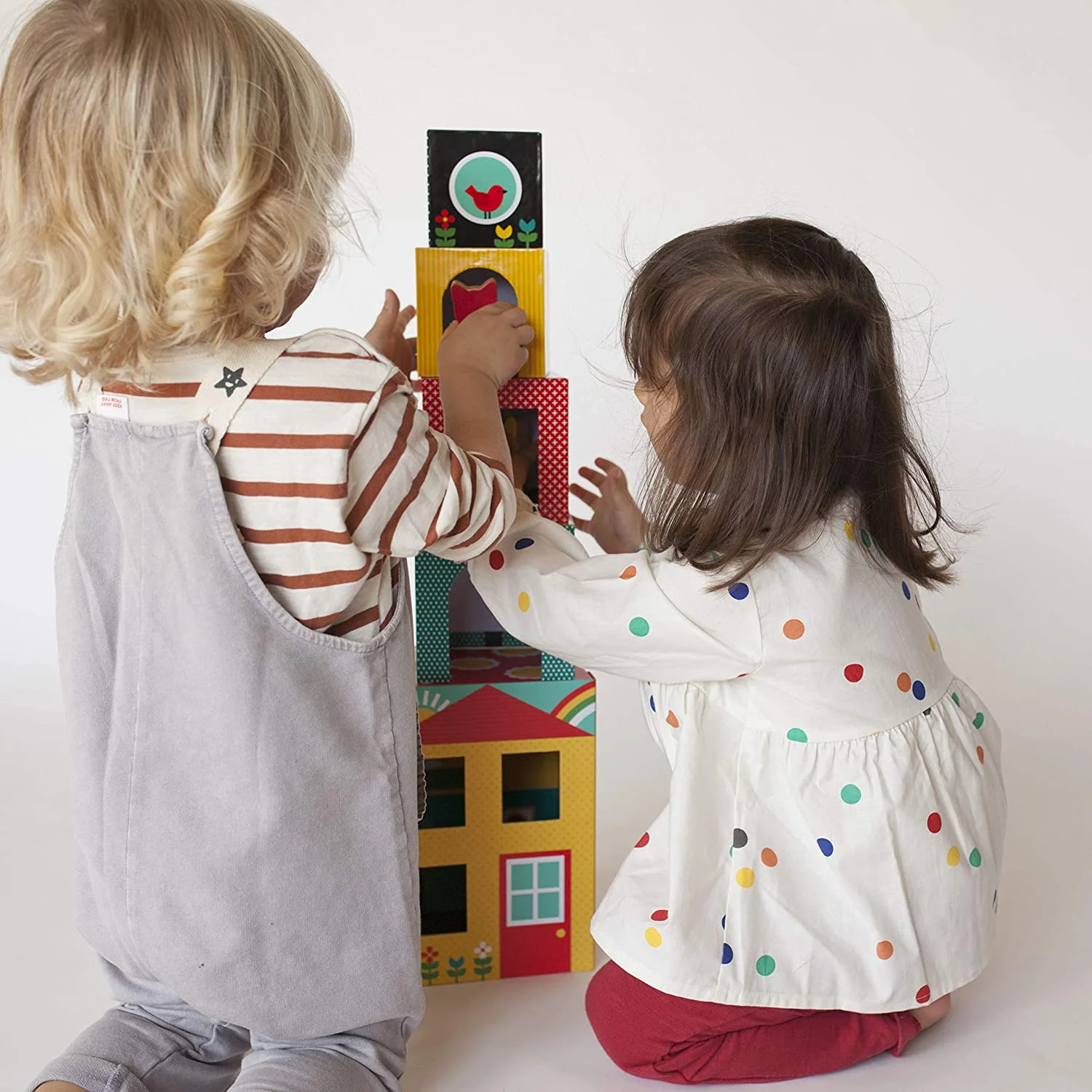 Peek-A-Boo House Stacking Blocks Play Set (Other)