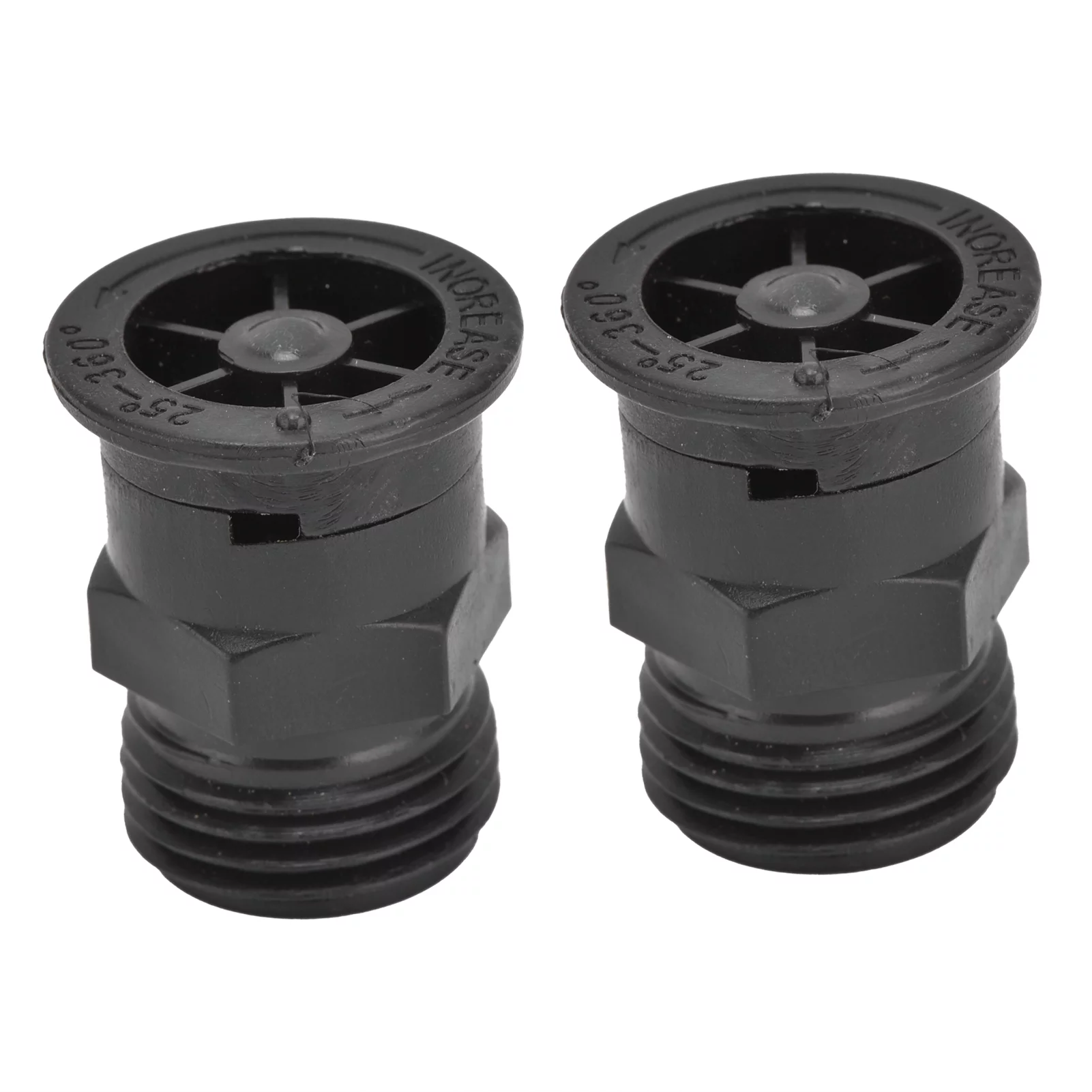 2Pcs Lawn Sprinkler Multipurpose Sprinkler Nozzle G1/2 External Thread Plastic Sprinkler Irrigation Garden Lawn Supplies