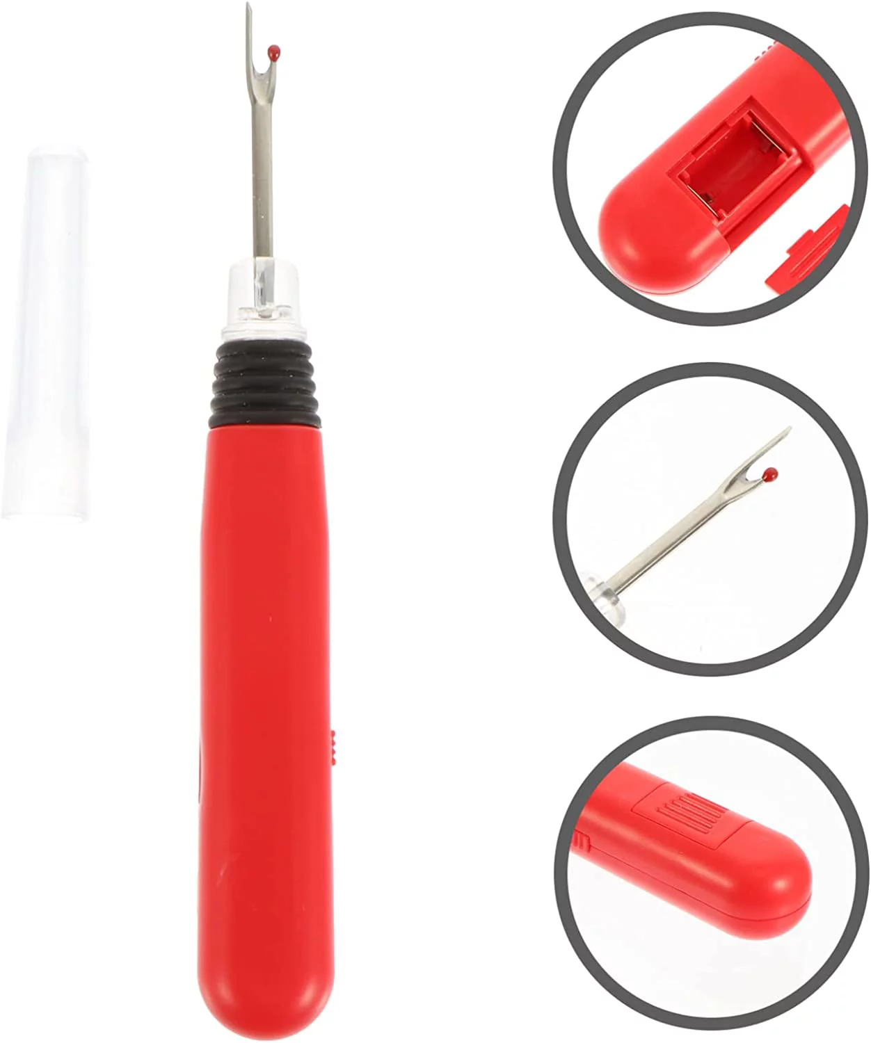 Luminous Sewing Tool Seam Ripper Tools with Light Thread Tool with LED Light Removal Tool for Sewing Crafting Removing Threads