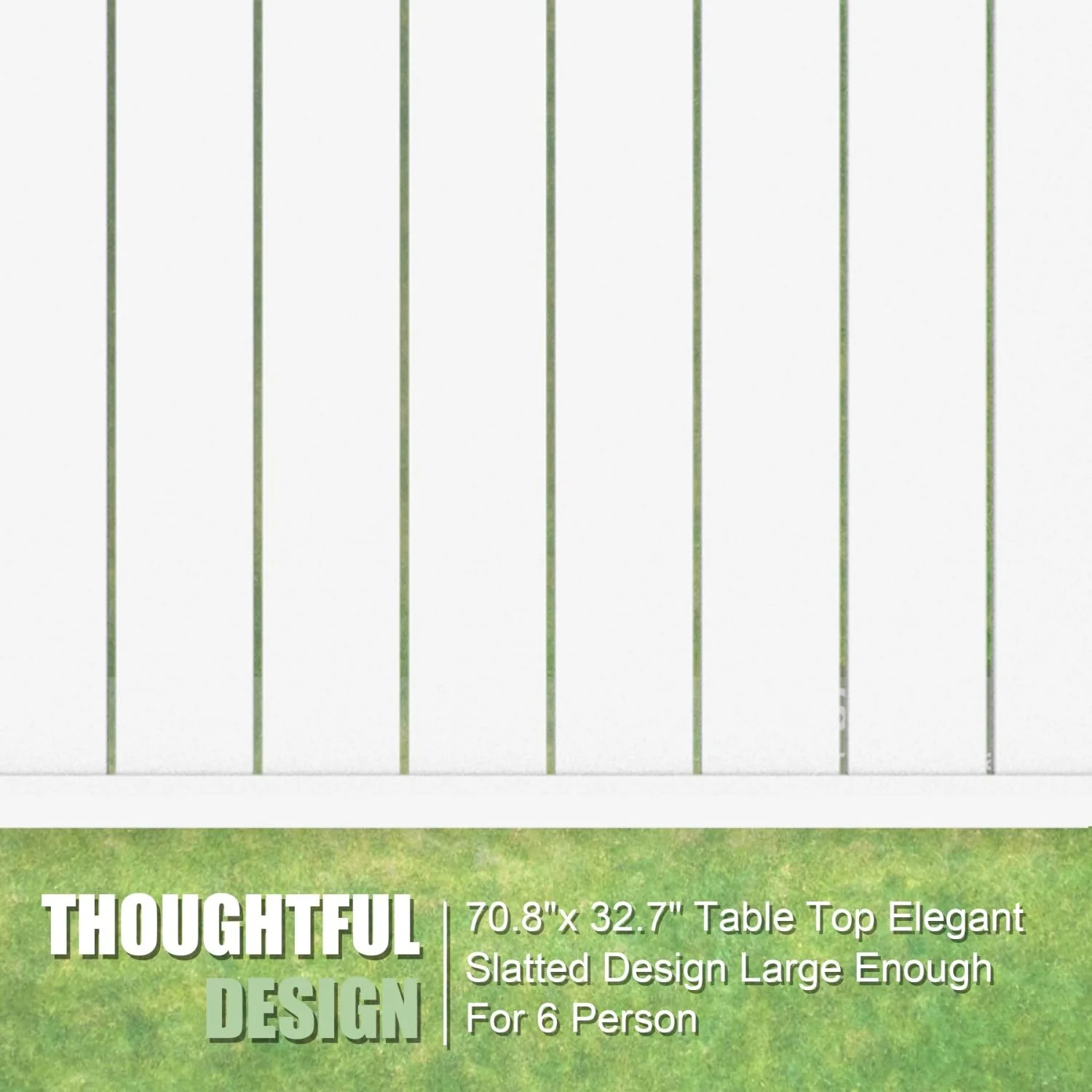 Adjustable Elegant Ivory White Aluminum Extendable Indoor/Outdoor Patio Dining Table for 4-6 People - E-Coating  Lawn Bistro Furniture - Perfect for Outdoor Entertaining - 35” to 71” Leng