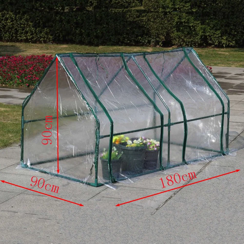 1x Outdoor Garden Greenhouse Bottomless Flower Bed Clear Heat Preservation Cover