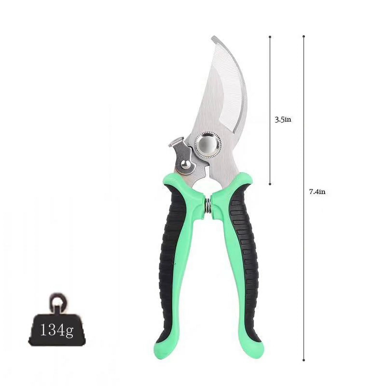 iMucci Garden Pruning Shears, Garden Scissors, Non-Slip Labor-Saving Hand Pruners, Multifunctional Branch Shears, Garden Bypass Pruning Fruit Tree Shears, Garden Clippers