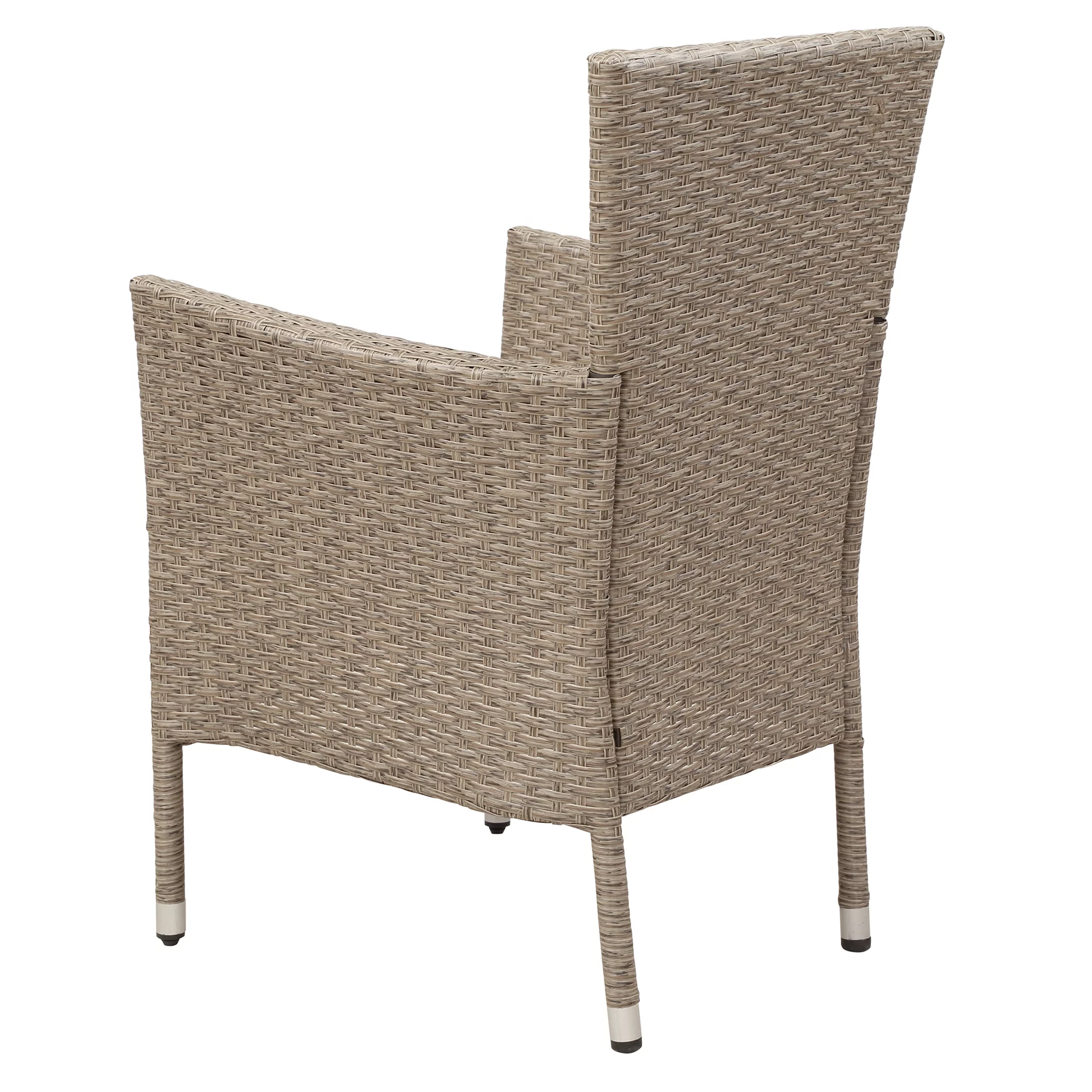 Nestfair 7-Piece Patio Dining Set Wicker Furniture Seating with Beige Cushions