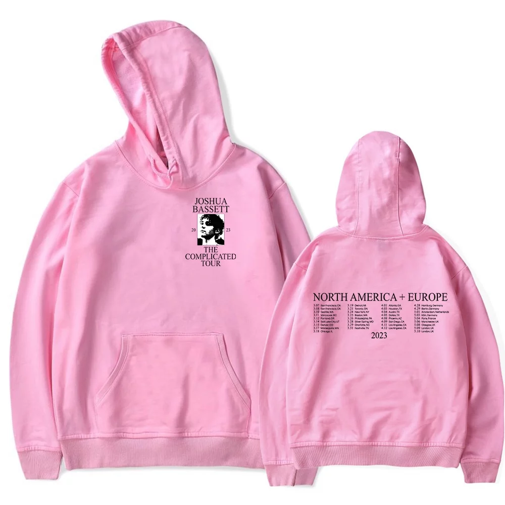 Joshua Bassett 2023 Complicated Tour Merch Hoodies Winter Men/Women Sweatshirt Cosplay Crewneck LongSleeve