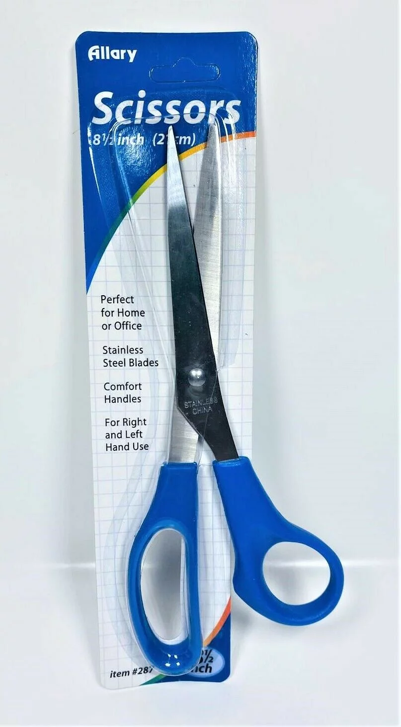 Allary Style #287 Craft Scissors, 8 1/2 Inch, Blue