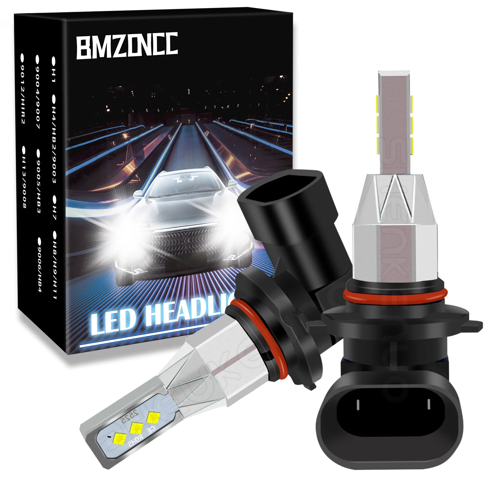 BMZONCC for 2004-2013 2014 Ford F150 F250 F350 LED Fog Light Bulbs 9145 Super Bright 6000K White Pack of 2
